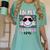 In My Teacher Era Groovy Tie Dye Back To School Cute Teacher Women's Comfort Colors T-Shirt Chalky Mint In My Teacher Era Groovy Tie Dye Back To School Cute Teacher Women's Comfort Colors T-Shirt Chalky Mint
