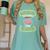 Teacher Halloween Costume Science Teachers Love Brains Women's Comfort Colors T-Shirt Chalky Mint