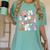 Teacher Halloween In My Spooky Teacher Era Retro Groovy Women's Comfort Colors T-Shirt Chalky Mint