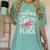 This Teacher Loves Her Flock Flamingo Teacher Class Women's Comfort Colors T-Shirt Chalky Mint This Teacher Loves Her Flock Flamingo Teacher Class Women's Comfort Colors T-Shirt Chalky Mint