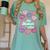 Teacher Positive Affirmations Candy Heart Valentine's Day Women's Comfort Colors T-Shirt Chalky Mint