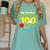 My Teacher Survived 100 Days Of Me Women's Comfort Colors T-Shirt Chalky Mint
