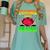 Teacher Teachers Love Brains Skeleton Hand Heart Halloween Women's Comfort Colors T-Shirt Chalky Mint