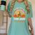 Teacher Thanksgiving Thankful For My Third Grade Turkeys Women's Comfort Colors T-Shirt Chalky Mint