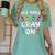 Teacher's Get Your Cray On Dabbing Crayons Women's Comfort Colors T-Shirt Chalky Mint Teacher's Get Your Cray On Dabbing Crayons Women's Comfort Colors T-Shirt Chalky Mint