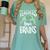 Teachers Love Brains Halloween Costume Trick Treat Zombie Women's Comfort Colors T-Shirt Chalky Mint