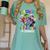 Teachers Are Superheroes Back To School Women's Comfort Colors T-Shirt Chalky Mint
