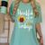 Teachers Thanksgiving Thankful For My Little Turkeys Women's Comfort Colors T-Shirt Chalky Mint Teachers Thanksgiving Thankful For My Little Turkeys Women's Comfort Colors T-Shirt Chalky Mint