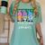 Teaching My Little Gnomies With Gnome For Teacher Women Women's Comfort Colors T-Shirt Chalky Mint