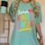 Team Kindergarten Teacher Student Back To School Women's Comfort Colors T-Shirt Chalky Mint