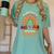 Thankful For My 5th Grade Turkeys Thanksgiving Teacher Women's Comfort Colors T-Shirt Chalky Mint