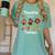 Thankful For My Prek Turkeys In Masks Thanksgiving Teacher For Men Women Women's Comfort Colors T-Shirt Chalky Mint