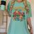 Thankful For My Preschool Turkeys Thanksgiving Teacher Fall Women's Comfort Colors T-Shirt Chalky Mint