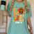 Thanksgiving Love Pre-K Teacher Turkey Autumn Fall For Men Women Girls Kids Women's Comfort Colors T-Shirt Chalky Mint