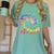Tie Dye Teaching Social Studies Is My Jam Sunglasses Teacher Women's Comfort Colors T-Shirt Chalky Mint Tie Dye Teaching Social Studies Is My Jam Sunglasses Teacher Women's Comfort Colors T-Shirt Chalky Mint