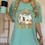 TK Boo Crew Preppy Halloween Floral Ghost TK Teacher Team TK Women's Comfort Colors T-Shirt Chalky Mint TK Boo Crew Preppy Halloween Floral Ghost TK Teacher Team TK Women's Comfort Colors T-Shirt Chalky Mint