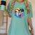 TK Teacher Transitional Kindergarten Heart Back To School Women's Comfort Colors T-Shirt Chalky Mint