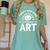 Today’s Good Mood Is Sponsored By Art Teacher Sun Tee Women's Comfort Colors T-Shirt Chalky Mint Today’s Good Mood Is Sponsored By Art Teacher Sun Tee Women's Comfort Colors T-Shirt Chalky Mint