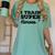 I Train Superheroes For Teacher Coach Men Women Women's Comfort Colors T-Shirt Chalky Mint