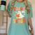 Trick Or Teach Halloween Shirt For Teacher Kids Floral Ghost Women's Comfort Colors T-Shirt Chalky Mint