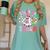 Trick Or Teach Halloween Teacher Floral Ghost Groovy Women's Comfort Colors T-Shirt Chalky Mint Trick Or Teach Halloween Teacher Floral Ghost Groovy Women's Comfort Colors T-Shirt Chalky Mint