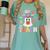 Trick Or Teach Teacher Groovy Ghost Halloween Teacher Women's Comfort Colors T-Shirt Chalky Mint Trick Or Teach Teacher Groovy Ghost Halloween Teacher Women's Comfort Colors T-Shirt Chalky Mint