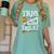 Trig Or Treat Shirt Halloween Math Teacher School College Men Women Kids Women's Comfort Colors T-Shirt Chalky Mint