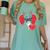 Valentine's Day Boston Terrier Women's Comfort Colors T-Shirt Chalky Mint