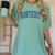 Varsity Grey Nantucket Women's Comfort Colors T-Shirt Chalky Mint