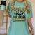 Wild About 2Nd Grade School Grade Teacher Women's Comfort Colors T-Shirt Chalky Mint