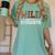 Wild About My Students Shirt Animals Teacher Women's Comfort Colors T-Shirt Chalky Mint