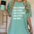 Woman Mom Teacher Wife TIRED T Shirt Cute Mom Teacher Shirts Women's Comfort Colors T-Shirt Chalky Mint