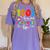 100 Days Of Living That 2nd Grade Life Boy Girl Teacher Women's Comfort Colors T-Shirt Violet 100 Days Of Living That 2nd Grade Life Boy Girl Teacher Women's Comfort Colors T-Shirt Violet