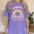 100th Day Of 2nd Grade 100 Days Of School Teacher Women's Comfort Colors T-Shirt Violet