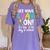 100th Day Of School Get Your Cray On Teacher Women's Comfort Colors T-Shirt Violet