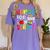 100th Day Of School Teachers Kids Girls Child Happy 100 Days Women's Comfort Colors T-Shirt Violet 100th Day Of School Teachers Kids Girls Child Happy 100 Days Women's Comfort Colors T-Shirt Violet