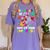 2nd Grade Is Out Of This World Space Rocket Planets Teacher Women's Comfort Colors T-Shirt Violet