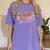 2nd Second Grade Teacher Wildflower Back To School Floral Women's Comfort Colors T-Shirt Violet