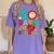 50 Days Of School Teacher Happy 50th Day Of School Kids Women's Comfort Colors T-Shirt Violet