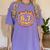6 7 Meme Halloween Pumpkin Costume For Student Teacher Women's Comfort Colors T-Shirt Violet 6 7 Meme Halloween Pumpkin Costume For Student Teacher Women's Comfort Colors T-Shirt Violet