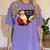 67 Teacher Santa Christmas Six Seven Meme Math Xmas Women's Comfort Colors T-Shirt Violet