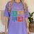 Abbott Elementary Colorful Pop Art Teachers TV Show Women's Comfort Colors T-Shirt Violet Abbott Elementary Colorful Pop Art Teachers TV Show Women's Comfort Colors T-Shirt Violet