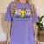 ABCD Highway To Spell Pencil Teacher & Student Font Me Women's Comfort Colors T-Shirt Violet