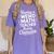 Algebra Lover Having A Weird Math Teacher Builds Character Women's Comfort Colors T-Shirt Violet