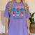 All American Teacher Pencil Coquette Bow USA Flag Teachers Women's Comfort Colors T-Shirt Violet All American Teacher Pencil Coquette Bow USA Flag Teachers Women's Comfort Colors T-Shirt Violet