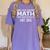 The Answer Is Hot Dog Math Teacher Student Women's Comfort Colors T-Shirt Violet