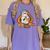 Art Teacher Painting Brushes Retro Pumpkin Ghost Artist Women's Comfort Colors T-Shirt Violet