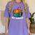 Art Teacher Pumpkin Halloween Night Men Women Women's Comfort Colors T-Shirt Violet Art Teacher Pumpkin Halloween Night Men Women Women's Comfort Colors T-Shirt Violet