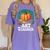Art Teacher Pumpkin Painting Halloween Costume Women's Comfort Colors T-Shirt Violet Art Teacher Pumpkin Painting Halloween Costume Women's Comfort Colors T-Shirt Violet