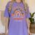 Assistant Teacher Rainbow Leopard Halloween Teacher Women's Comfort Colors T-Shirt Violet Assistant Teacher Rainbow Leopard Halloween Teacher Women's Comfort Colors T-Shirt Violet